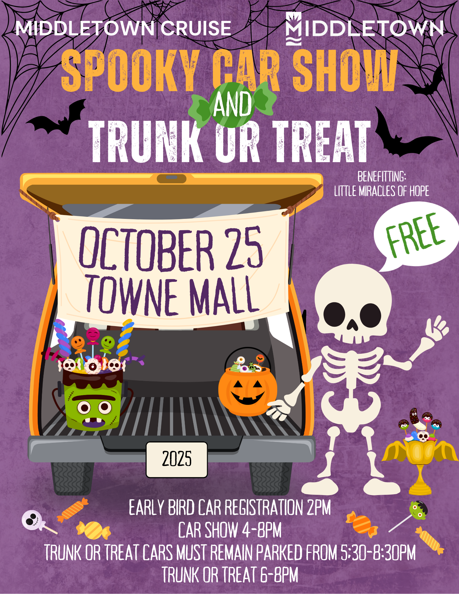 Spooky Car Show and Trunk or Treat poster