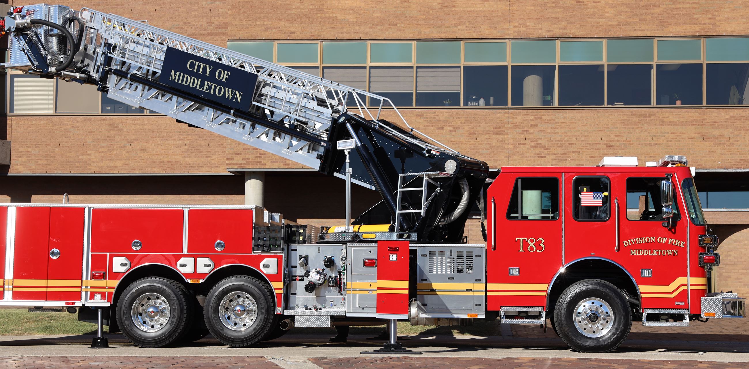 New Ariel ladder truck