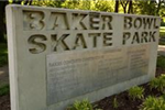 Baker Bowl Skate Park Sign